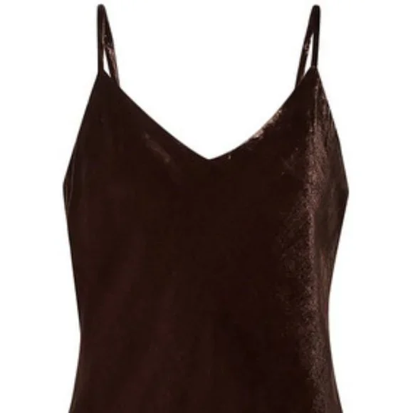 Hatch Brown Velvet Dress